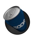 Can of soda Royalty Free Stock Photo