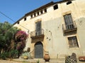 The "Can Soler de la Torre" inside the Colonia Guell in Barcelona, SPAIN Royalty Free Stock Photo