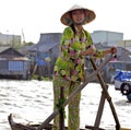 Can Tho Floating Market Vietnam Royalty Free Stock Photo