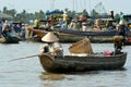 Can Tho Mekong market Royalty Free Stock Photo