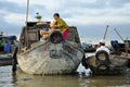 Can Tho, Vietnam. Market boats in the Mekong delta