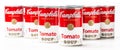 Can tins of Campbell`s brand tomato soup