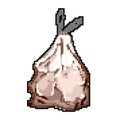 can trash bag game pixel art vector illustration