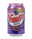 A can of Vimto fizzy soda soft drink