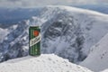 A can of Zlaty Bazant beer on a mountain Royalty Free Stock Photo