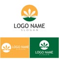 Canabis Logo Template vector symbol nature