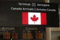 Canada arrival