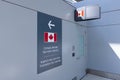 Canada Border Services Agency CBSA offices in Toronto Pearson airport providing border security and public safety for