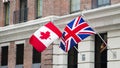 Canada Britain Flags