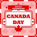 Canada Day celebration Royalty Free Stock Photo