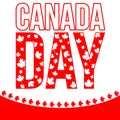 Canada day celebration Royalty Free Stock Photo