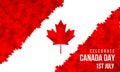 Canada day flag event background