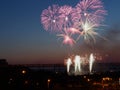 Canada Day Fireworks Royalty Free Stock Photo