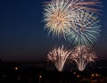 Canada Day Fireworks Royalty Free Stock Photo