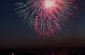 Canada Day Fireworks Royalty Free Stock Photo