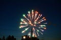 Canada day fireworks in the sky 8