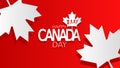 Canada day holiday, celebrated since July 1, 1867