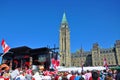 2011 Canada Day in Parliament Hill, Ottawa, Canada Royalty Free Stock Photo
