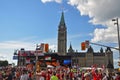 2011 Canada Day in Parliament Hill, Ottawa, Canada Royalty Free Stock Photo