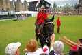 Canada Day RCMP riding horses in Ottawa, Canada