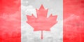 Canada flag illustration Royalty Free Stock Photo