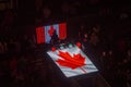 Canada Flag inside of the building