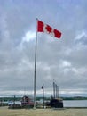 Canada flag in Halifax, New Brunswick, Canada