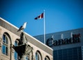 Canada flag in Ottawa Ontario