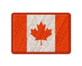 Canada Flag Patch Royalty Free Stock Photo