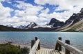 Amazing blue Canada glacier water