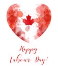 Canada Happy Labour day Royalty Free Stock Photo