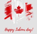 Canada Happy Labour day Royalty Free Stock Photo