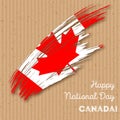 Canada Independence Day Patriotic Design.