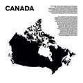 Canada infographic vector illustration