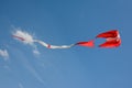 Canada Kite Flying in Clouds and Blue Sky Panoramic, Panorama