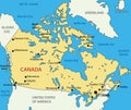 Canada - vector map