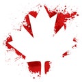 Canada maple leaf made