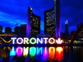 Canada, Ontario, Toronto, 3D Sign