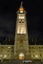 Canada Parliament Building at night, Ottawa, Canada Royalty Free Stock Photo