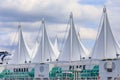 Canada Place Five Sails In Downtown Vancouver Canada Royalty Free Stock Photo