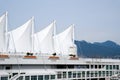 Canada Place, Vancouver, British Columbia, Canada Radiance of the Seas Cruise Ship Docked at Canada Place. Royalty Free Stock Photo