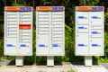 Canada Post Community Mailboxes Royalty Free Stock Photo