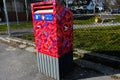 Canada Post Mailbox in Vancouver, BC Canada Royalty Free Stock Photo