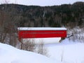 Canada, Province of Quebec, covered bridge Royalty Free Stock Photo