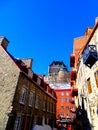 Canada, Quebec City, the lower town, the Petit Champlain district Royalty Free Stock Photo