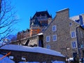 Canada, Quebec City, the lower town, the Petit Champlain district Royalty Free Stock Photo