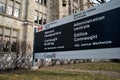 Canada Revenue Agency National Headquarters Sign Royalty Free Stock Photo