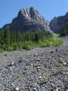 Canada Rocky Mountain Rock Slide