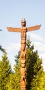 Canadian First Nations Totem Pole Royalty Free Stock Photo