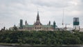 Canada's Parliament Building during the day Royalty Free Stock Photo